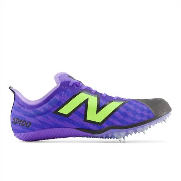 NEW NEW BALANCE women's fuelcell sd100 v5 track spikes shoe in black/indigo